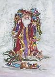 Christmas On Its Way - Artist: Peggy Abrams - Art Print Poster Size: 6.00 by 8.00 inches