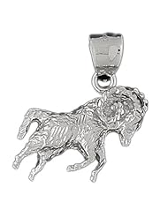 Clevereves 14K White Gold Zodiac Pendant 11.1 - Gram(s)
