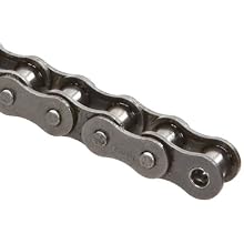 Morse 40R 50FT Standard Roller Chain, ANSI 40, Riveted, 1 Strand, Steel, 1/2" Pitch, 0.312" Roller Diamter, 5/16" Roller Width, 42500lbs Average Tensile Strength, 50ft Length