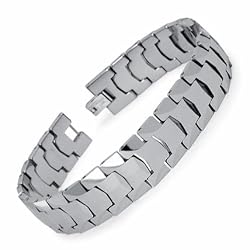 Tungsten Men's Link Bracelet 8 "