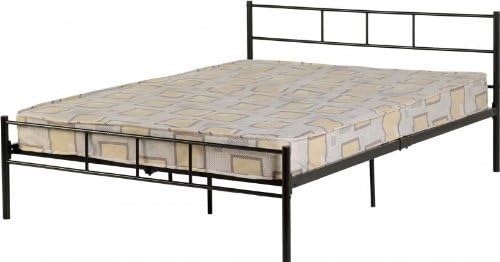 Devon 4'6" Bed in Black by DPP British