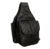 Abetta Brand Small Nylon Saddle Bags Black