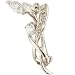 Group Of Rhinestone Decorated Flowers Pin Brooch