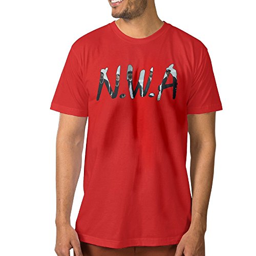 Fashion Men's Tshirt N W Gangsta Rap Logo XL Red