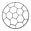 Soccer Ball Iron Sports Shadow Decorative Wall Art
