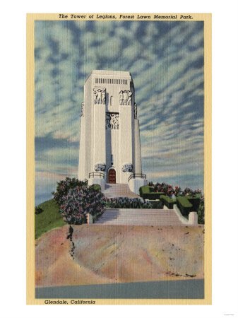 Glendale, California - Tower of Legions, Forest Lawn Memorial Park