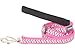 Red Dingo Reflective Ziggy Dog Lead, Medium-Large, Hot Pink