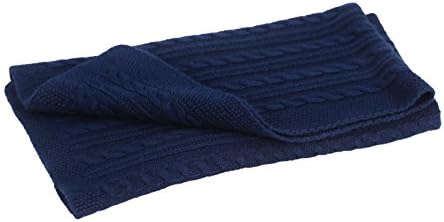 Kitts Knits Baby Blanket for stroller, car seat and carrier (Small Baby Size). Knitted. Six colors: Baby Blue, White, Pink, Blue, Red, Beige.  