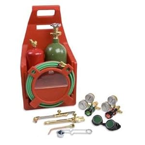 TOTE-A-TORCH PORTABLE OXY ACETYLENE KIT COMPLETE WITH CYLINDERS