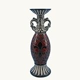 14 Red Fleur De Candle Holder