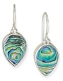 Pear Shape Paua Shell Earrings