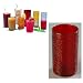 Carlisle Pebble Optic Drinkware Tumblers, 12 ounce, Ruby (One Dozen Dishwasher Safe Break Resistant SAN Plastic Drinking Glasses)