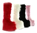 Ellie Shoes - 655-Fifi, 6.5" Platform Boot with faux fur- Perfect for Theatre or Halloween Costumes