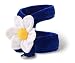Soft Harness - Velvet Blue with White Flower Xs