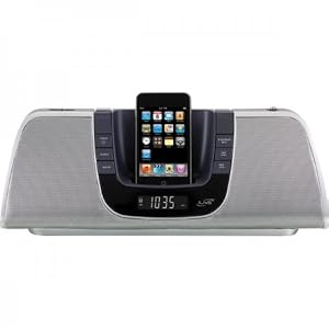 iLive iB209 Portable Speaker System for iPod with AM FM Radio (Black) by iLive