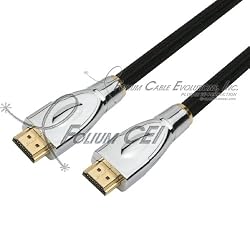FoliumCEI Premium HDMI Cable, 1 Meter (3.3ft), 3ft, 1080p, Certified Version 1.3b, High Speed Category 2 Cable, for HDTV Receivers, Blu-Ray, PS3, XBox 360 Elite NOTE: Buy ONLY From Amazon Seller FOLIUMCEI for Genuine FOLIUMCEI Product