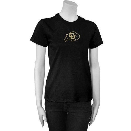 Buy adidas Colorado Buffaloes Ladies Black Loud N' Proud T-shirt by Adidas