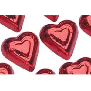 Mini Red Hearts Milk Chocolate (1 Lb – 60 Pcs)