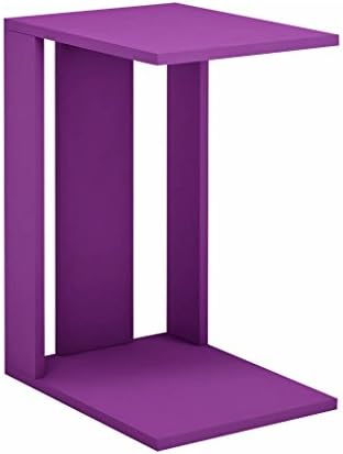 Mia Mobili C-Shaped Multi Function Table (Fuchsia)