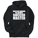 Hoodie Mens Black " British Virgin Islander Soccer Master " Countries