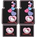 Hello Kitty Hearts Design - Front & Rear Floor Mats Set