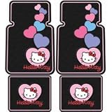 Hello Kitty Hearts Design - Front & Rear Floor Mats Set