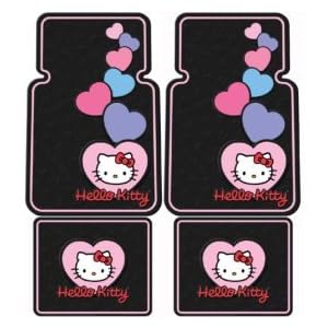 Hello Kitty Hearts Floor Mats Set