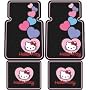 Hello Kitty Hearts Design - Front & Rear Floor Mats Set