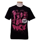 EXIT TUNES イラストレーターゆのみ　halftone/KAMIUTA（神曲を歌ってみた 2）Ｔシャツ　ブラック：Ｍサイズ
