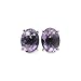 2.30 Carat Genuine Amethyst Sterling Silver Stud Earrings