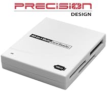 Precision Design USB 2.0 All-in-1 Card Reader for CompactFlash CF I/II, MicroDrive, SecureDigital SD, SDHC, MultiMedia MMC, xD Picture Card, Memory Stick MS & Memory Stick Pro Duo