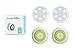 Beauty AngelsTM Compatible Replacement Facial Cleansing Brush Heads 2 Pack, designed for Acne Cleansing, fits Mia, Mia2, Mia3 (Aria), SMART Profile, Alpha Fit, Pro, Plus and Radiance Cleansing Systems