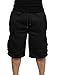 JD Apparel Men's Loose Fit Fleece Cargo Shorts M-5XL Available