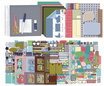 SUPER DELUXE BOX SCRAPBOOK KIT