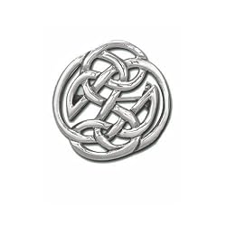 Celtic Knot Sterling Silver Pin Pendant