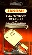 Janome Low Shank Open Toe Walking / Even Feed Foot from janome
