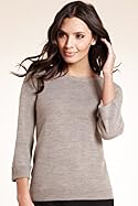  Cashmilon™ Slash Neck Shoulder Button Jumper