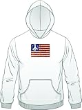 Peace Flag USA Stars And Stripes Logo HI RES Logo Men's Hoodie Sweat Shirt Small thru 4XL