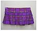 Sexy School Girl Mini Skirt Stretchy in Pleated Plaid