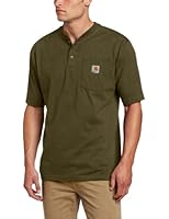Carhartt Men's Big & Tall K84 Workwear Pocket Short-Sleeve Henley Original Fit Shirt