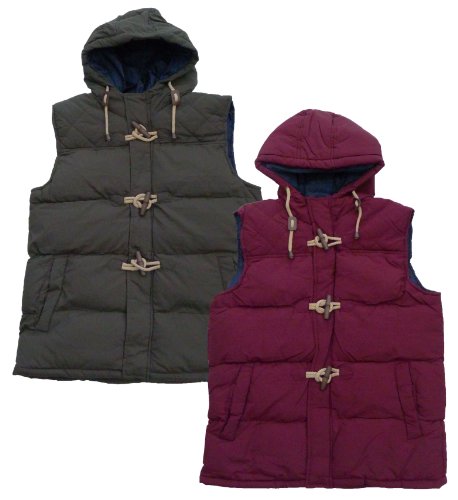 Mens Brave Soul MJK Hunter Hooded Gilet Body Warmer (Medium 38″/40″, Olive)