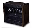 Orbita Avanti 3 Convertible 3-Watch Winder - Macassar w/Carbon Fiber Trim W70000