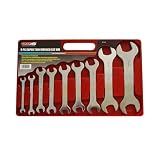 9 Piece MM Super Thin Wrench Set Metric