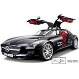 2011 Mercedes SLS Gullwing AMG Black 1/18