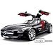 2011 Mercedes SLS Gullwing AMG Black 1/18