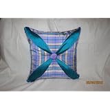 Pinwheel silk pillow