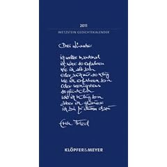 Wetzstein Gedichtekalender f�rs Jahr 2011