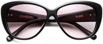 Lovedoll Sunglasses (Black Gloss/Grey Gradient)