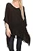 Sakkas Wren Lightweight Circle Poncho Top Blouse with Detailed Embroidery