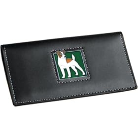 Jack Russell Terrier Check Book Cover